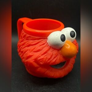 1994 Vintage Applause Elmo 3D Cup Jim Henson The Muppets Collectible Mug